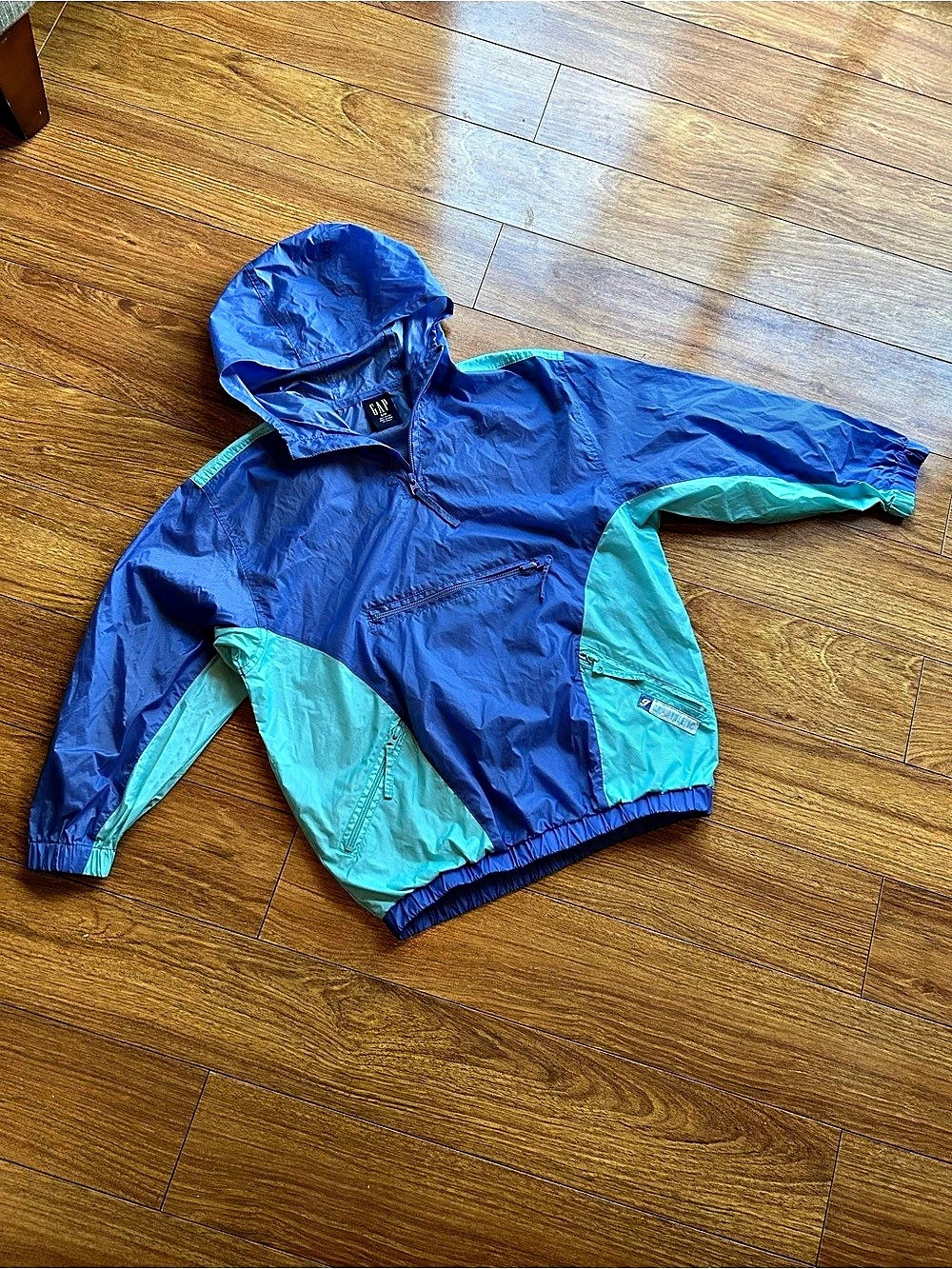 GAP Pack-It-Ups Anorak Jacket Color Block Girls Small/Medium